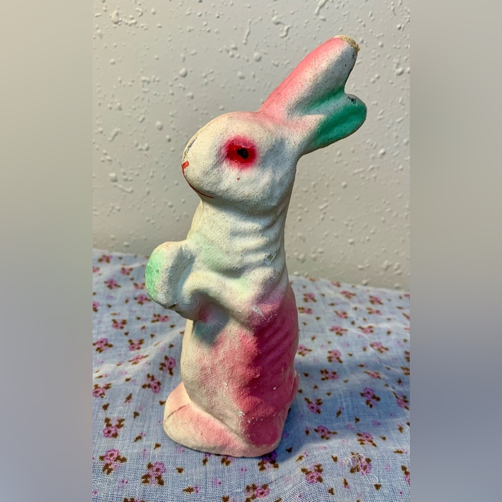 Antique Paper Mache Rabbit; circa 1940’s